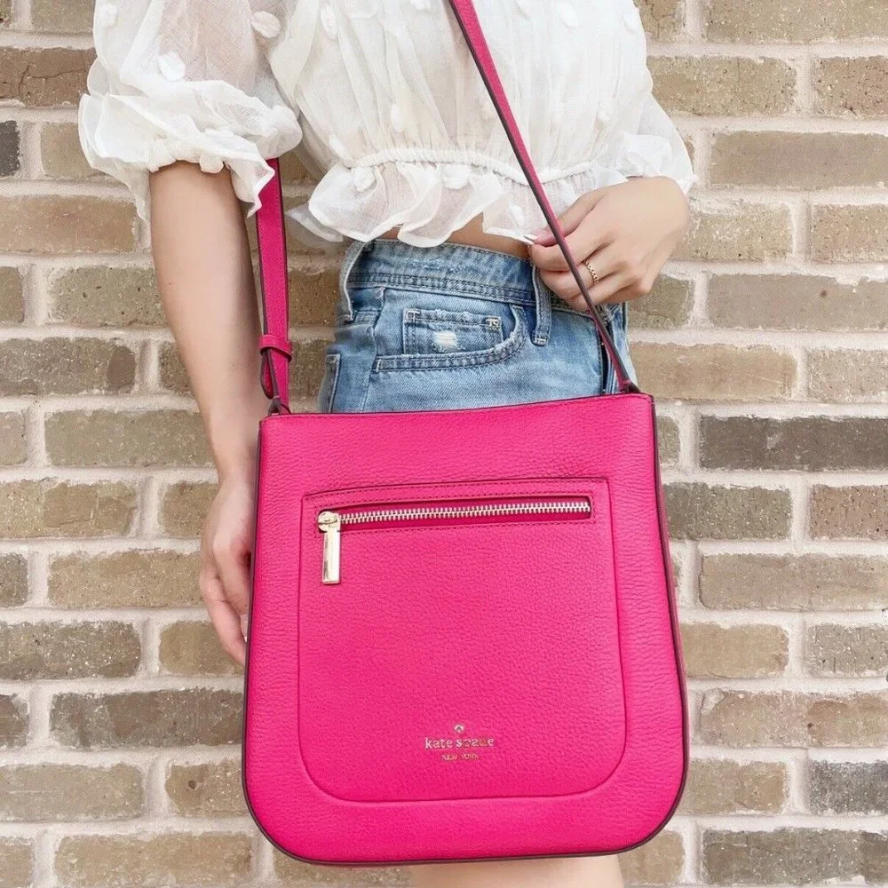 Kate Spade Large Top Zip Crossbody Messenger Bag